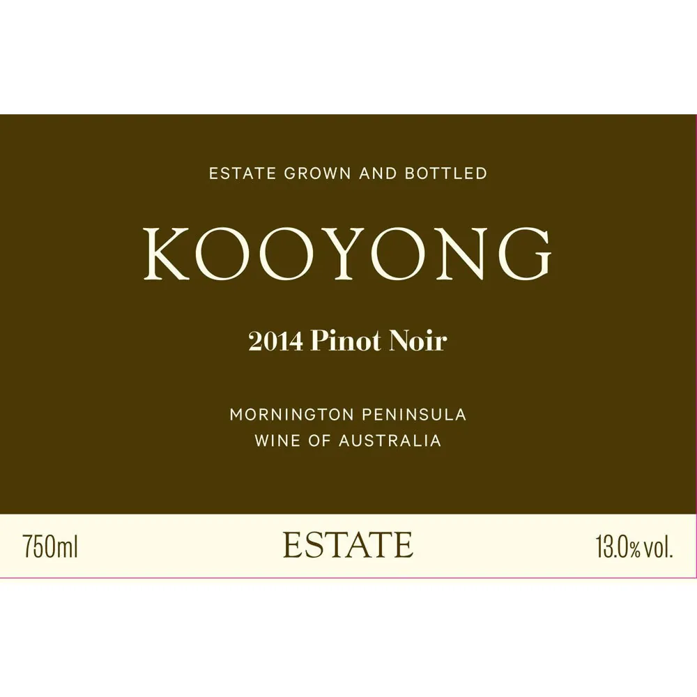 Estate Pinot Noir Bottle