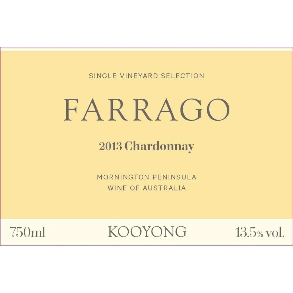 Farrago Chardonnay Bottle