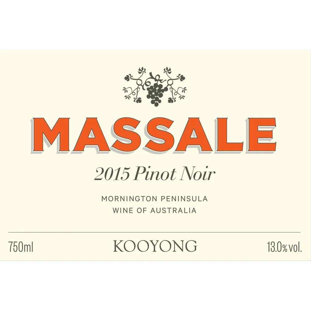 Massale Pinot Noir Bottle