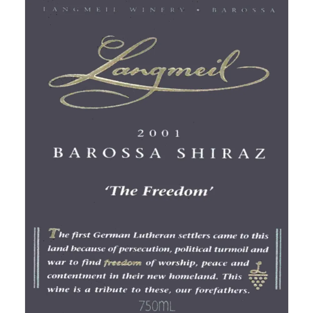 The Freedom Shiraz Bottle
