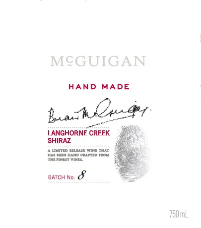 Handmade Shiraz Bottle