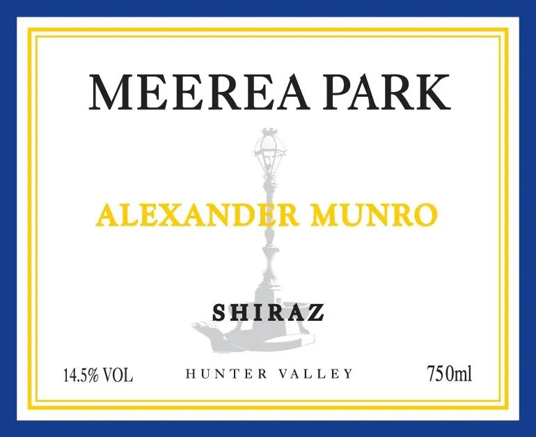 Alexander Munro Shiraz Bottle