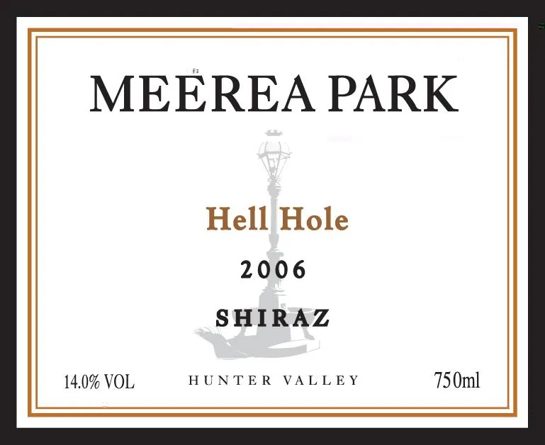 Hell Hole Shiraz Bottle
