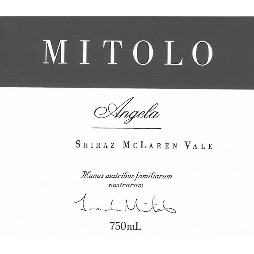 Angela Shiraz Bottle