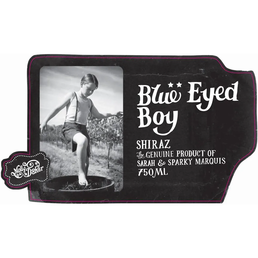 Blue Eyed Boy Shiraz Bottle