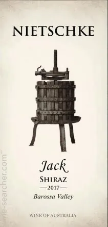 Jack Shiraz Bottle