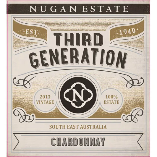Third Generation Chardonnay Bottle
