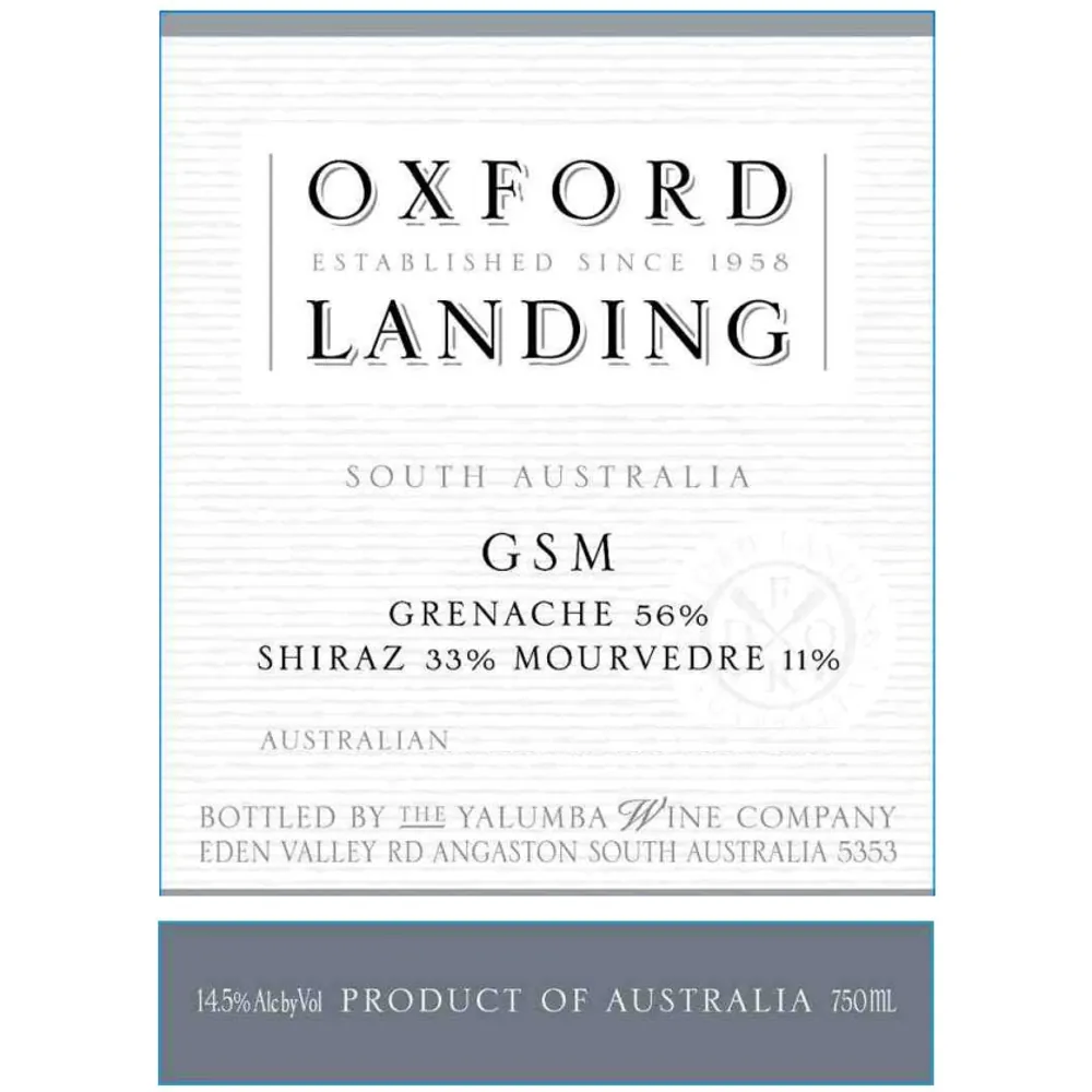 GSM - Grenache Shiraz Mourvedre Bottle