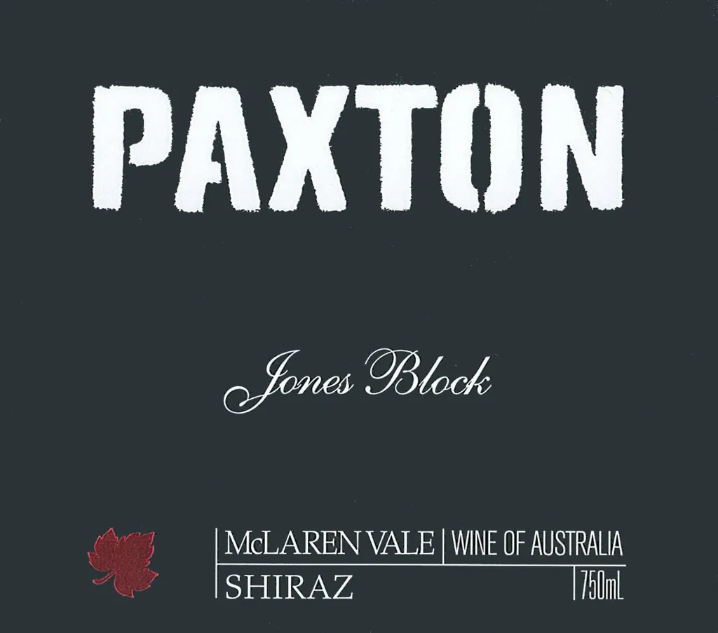 Jones Block Shiraz Bottle