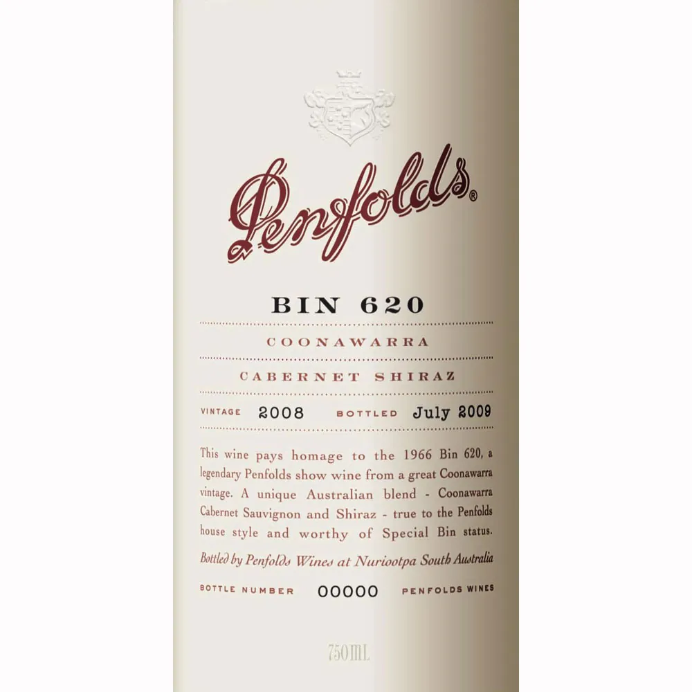 Bin 620 Coonawarra Cabernet Shiraz Bottle