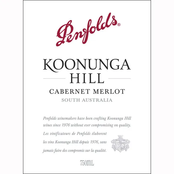 Koonunga Hill Cabernet-Merlot Bottle