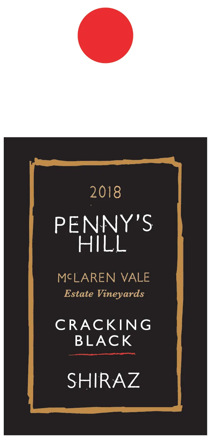 Cracking Black Shiraz Bottle