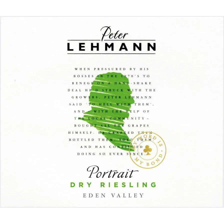 Portrait Eden Valley Riesling Bottle