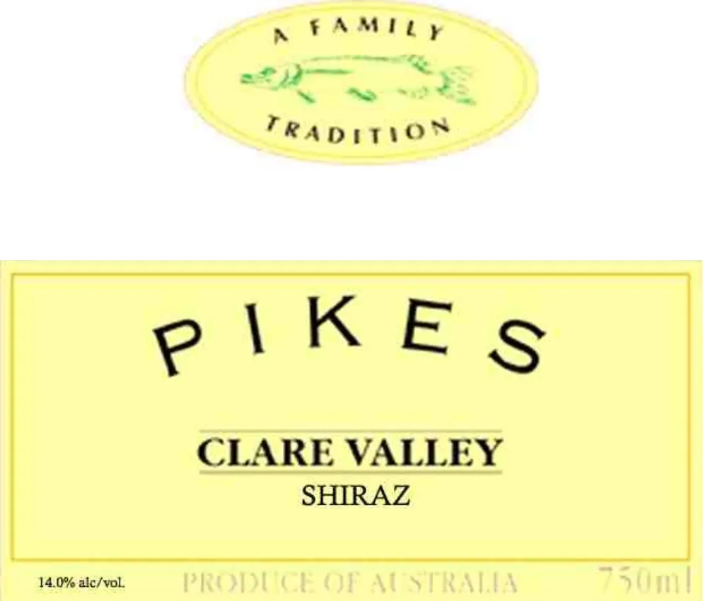 Clare Valley Shiraz Bottle