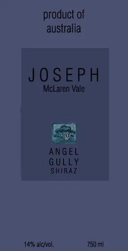 Joseph Angel Gully Shiraz Bottle
