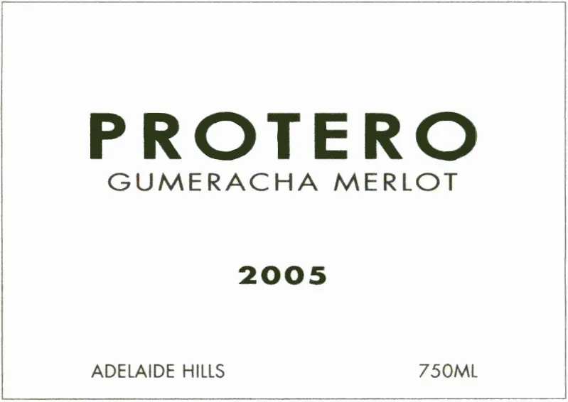 Gumeracha Merlot Bottle
