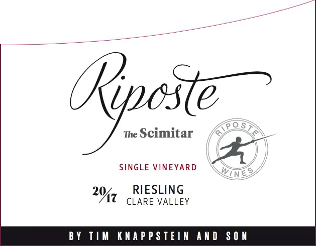 The Scimitar Riesling Bottle
