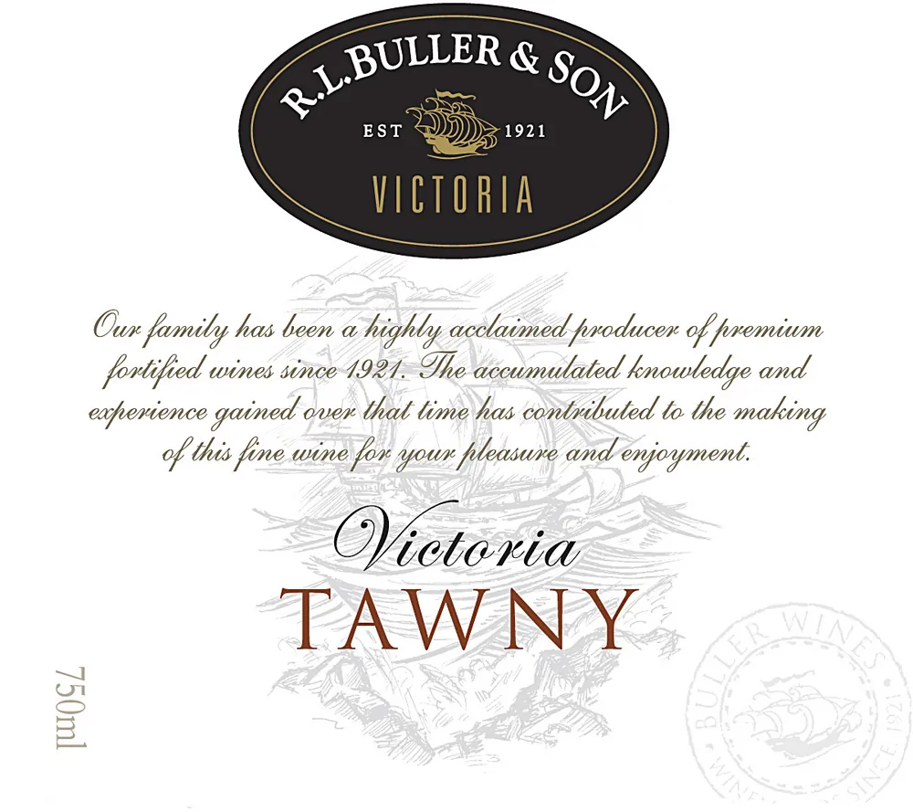 RL Buller Victoria Tawny Bottle
