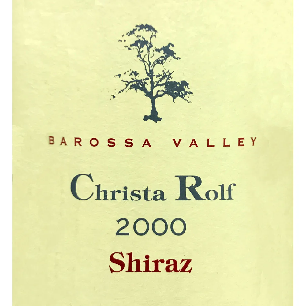 Christa Rolf Shiraz Bottle