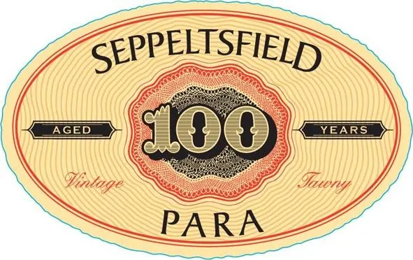 Para Centenary 100 Year Old Vintage Tawny Port Bottle