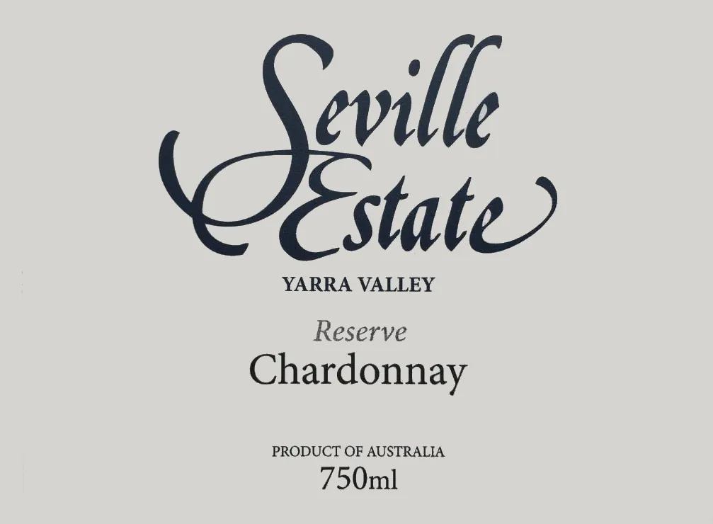 Reserve Chardonnay Bottle