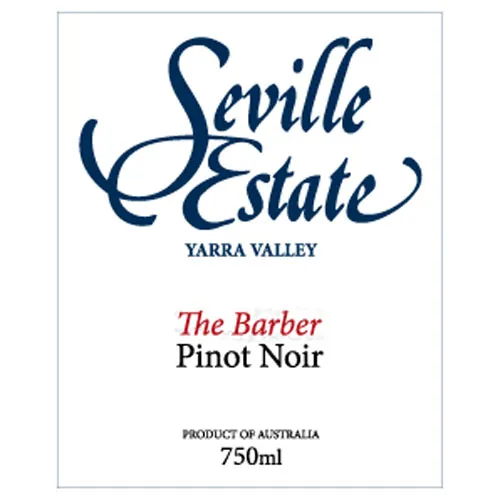 The Barber Pinot Noir Bottle