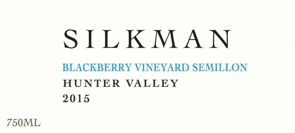 Blackberry Vineyard Semillon Bottle