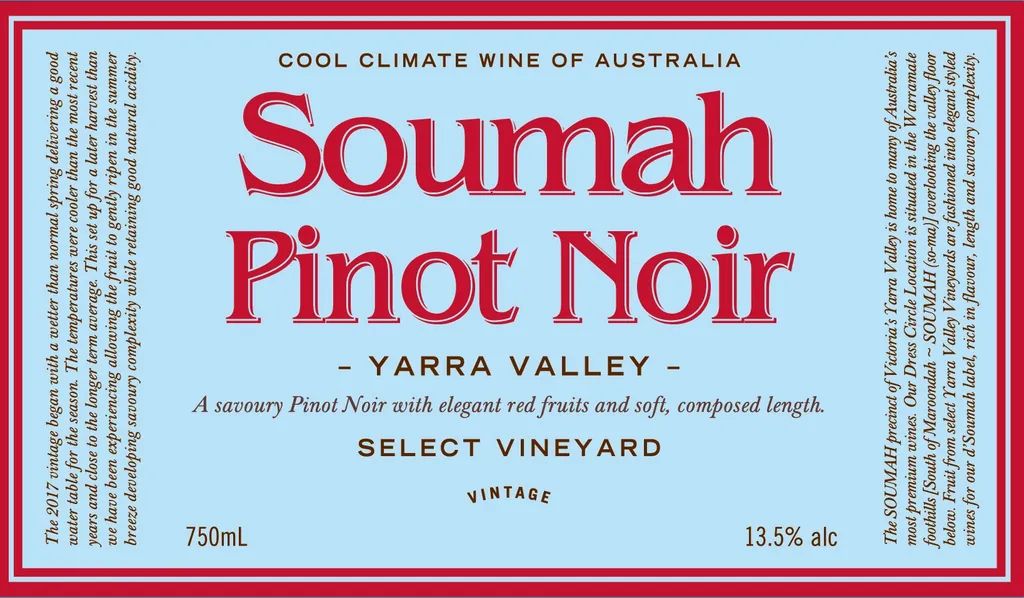 Single Vineyard Pinot Noir Bottle