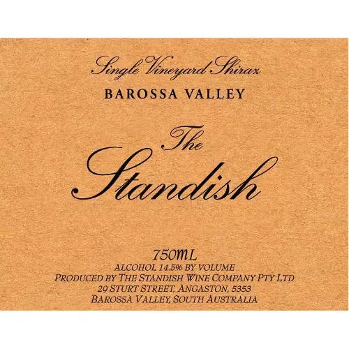 Single Vineyard Shiraz Bottle