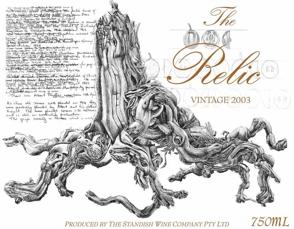 The Relic Shiraz Bottle