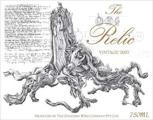 The Relic Shiraz/Viognier Bottle