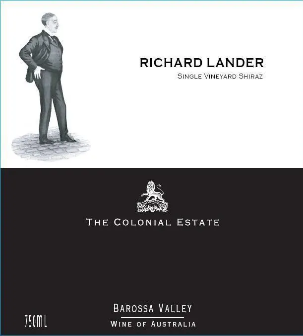 Richard Lander Single Vineyard Shiraz Bottle