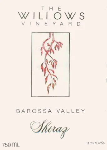 Barossa Valley Shiraz Bottle
