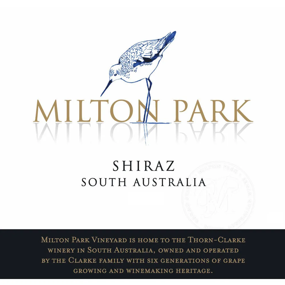 Milton Park Shiraz Bottle