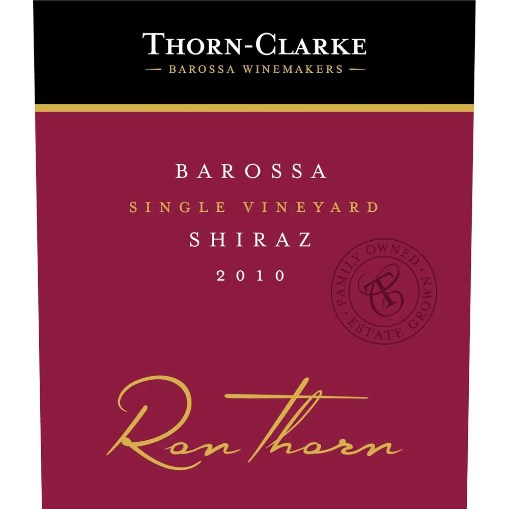 Ron Thorn Shiraz Bottle