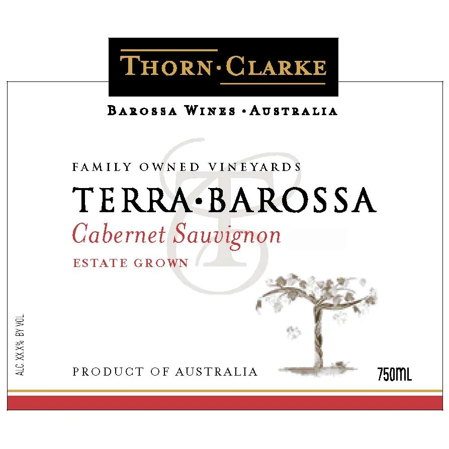 Terra Barossa Cabernet Sauvignon Bottle