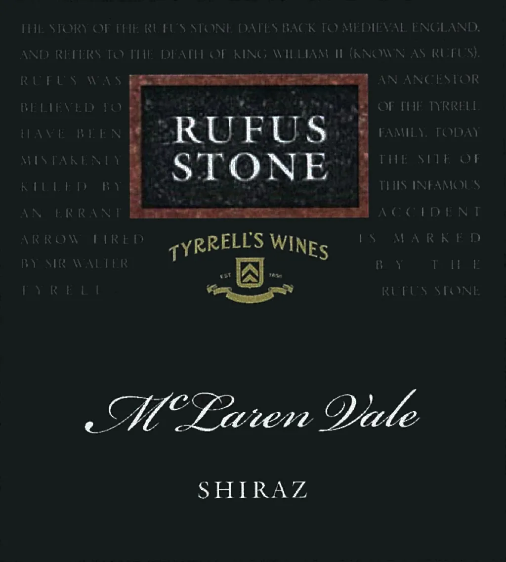 Rufus Stone Shiraz Bottle