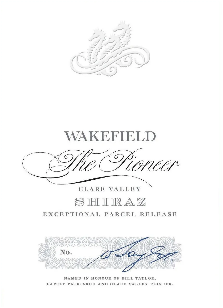 The Pioneer Shiraz Bottle