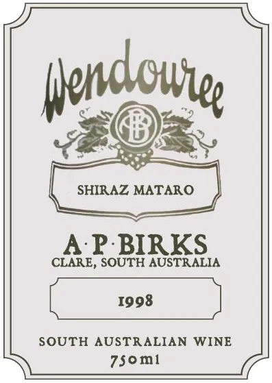 Shiraz/Mataro Bottle