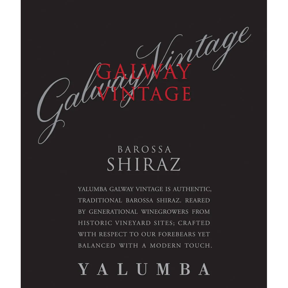 Galway Vintage Shiraz Bottle
