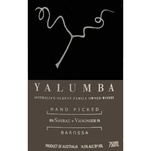 Hand Picked Barossa Shiraz/Viognier Bottle