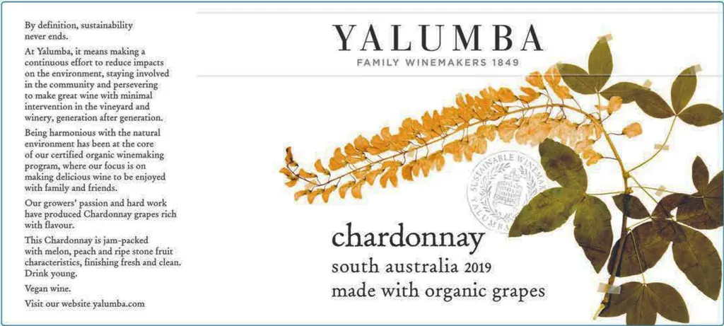 Organic Chardonnay Bottle