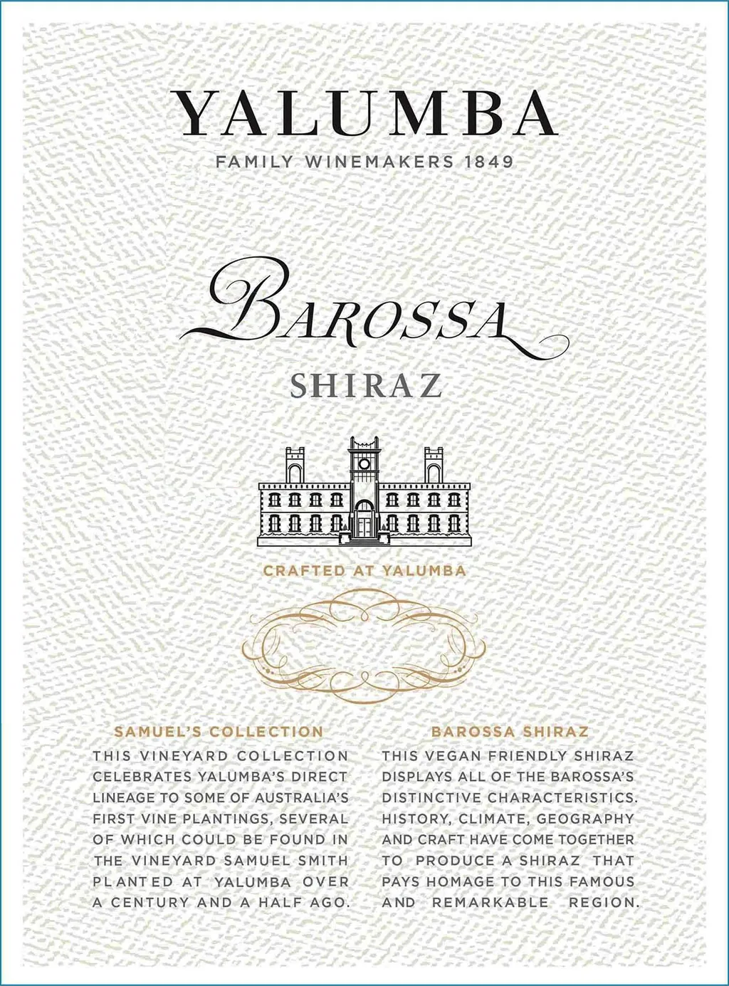 Samuel's Collection Shiraz Bottle