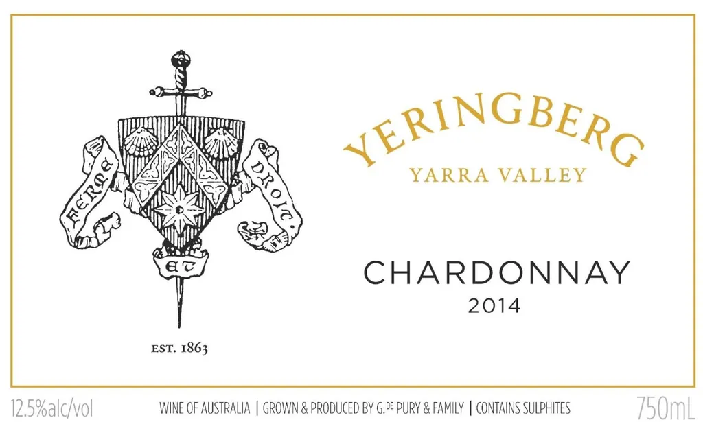 Chardonnay Bottle