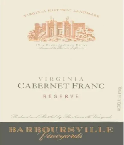 Reserve Cabernet Franc Bottle