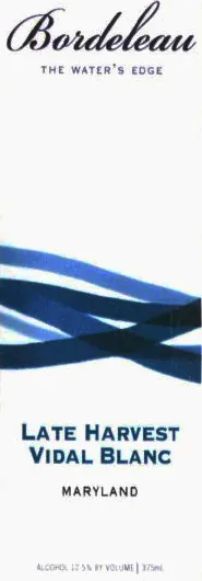 Late Harvest Vidal Blanc Bottle