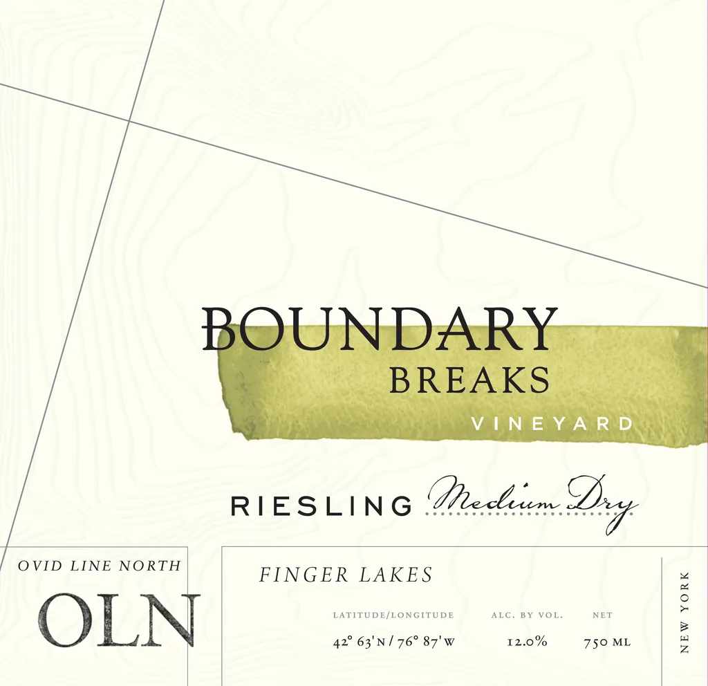 Ovid Line North Riesling Bottle