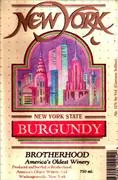 New York Burgundy Bottle