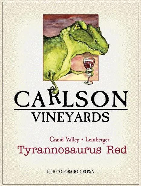 Tyrannosaurus Lemberger Red Bottle