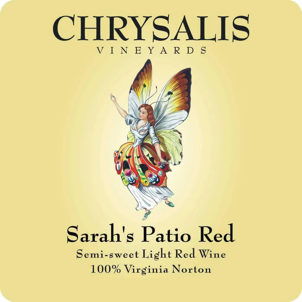 Sarah's Patio Red Bottle